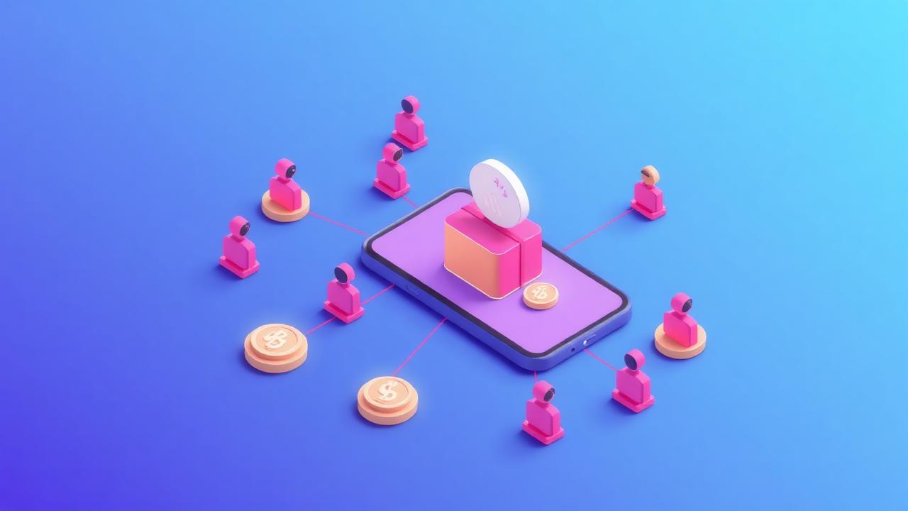 Creating and sharing a quiz on a smartphone